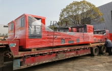 云南3臺(tái)改造完的8噸雙司機(jī)室防爆電機(jī)車整車發(fā)貨